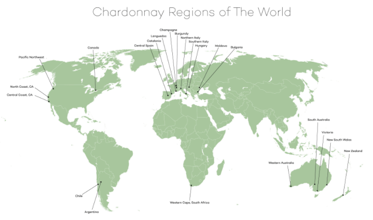 Chardonnay Regions of the World