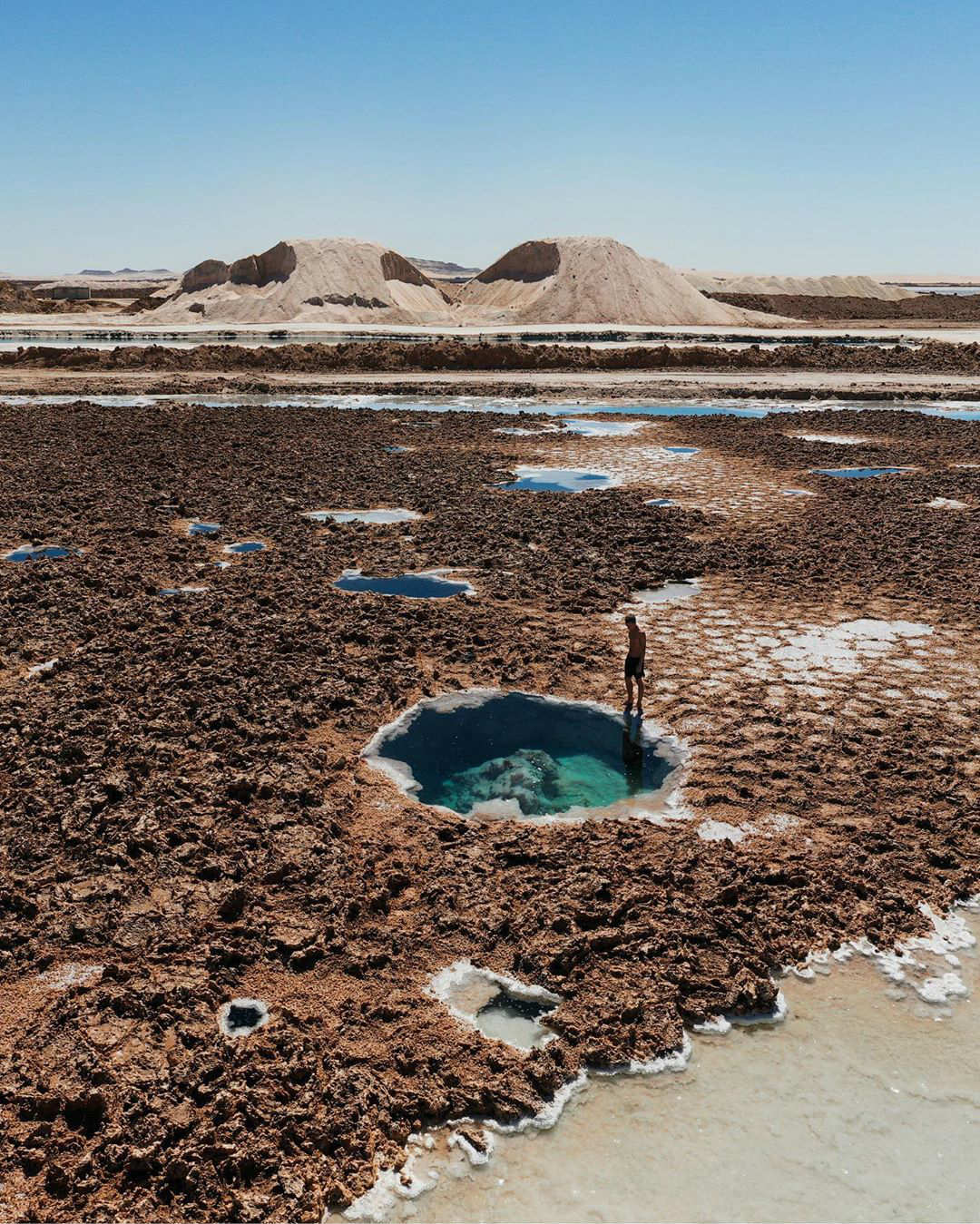 Salt Lakes in Egypt