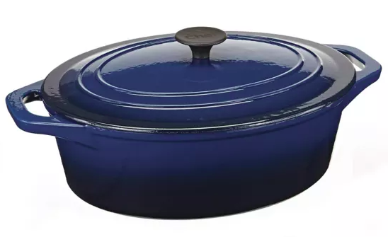 MASTER Chef Oval Dutch Oven, Blue