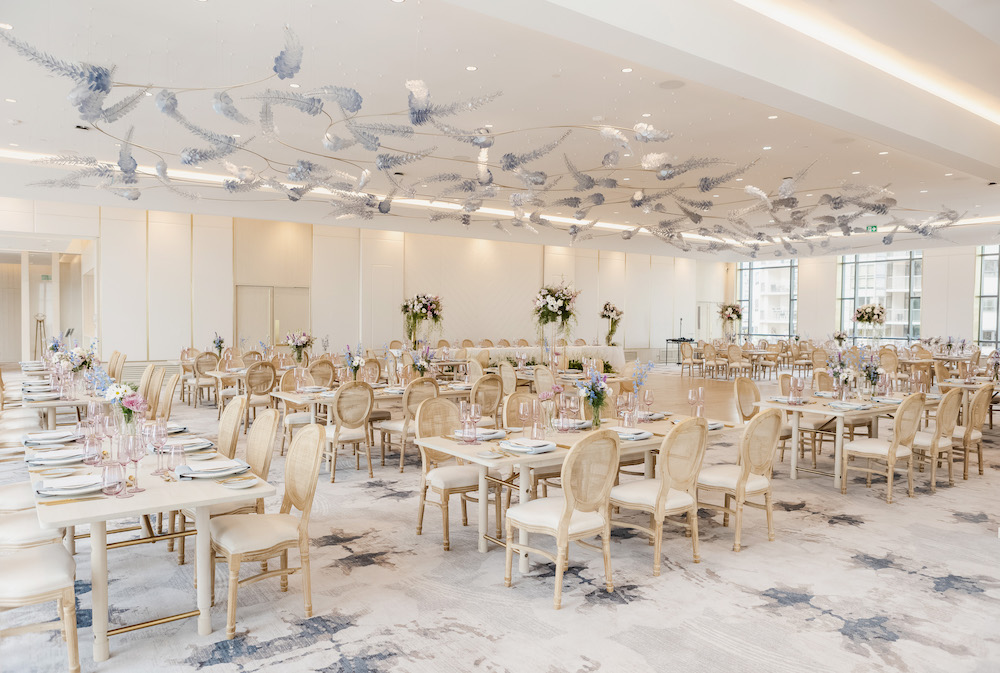 Banquet Space, inside the The Pearle Hotel & Spa. (Photo: Ayman Hbeichi)