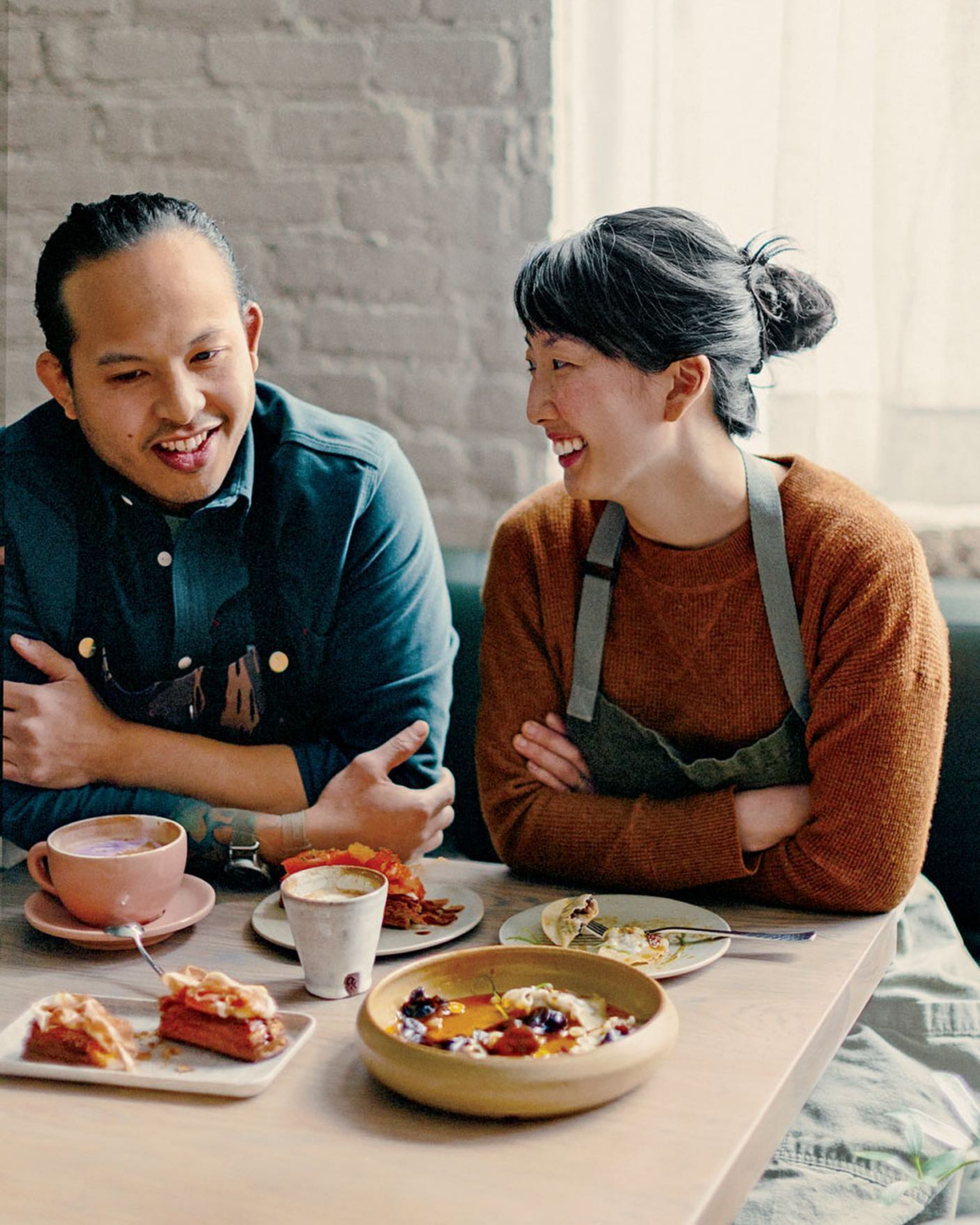 chefs Tim Flores and Genie Kwon of Kasama
