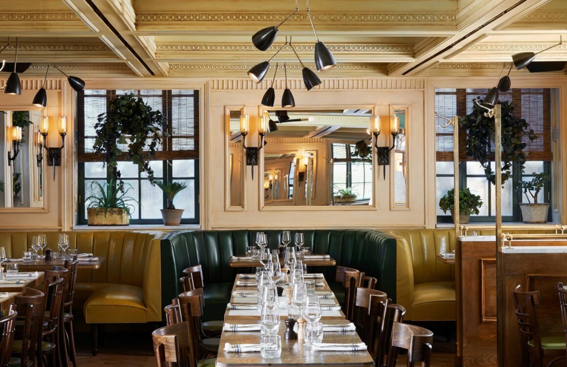 The Margaux dining room inside The Marlton Hotel, NYC New York City Greenwich Village Hotel Diaries Ivy Knight
