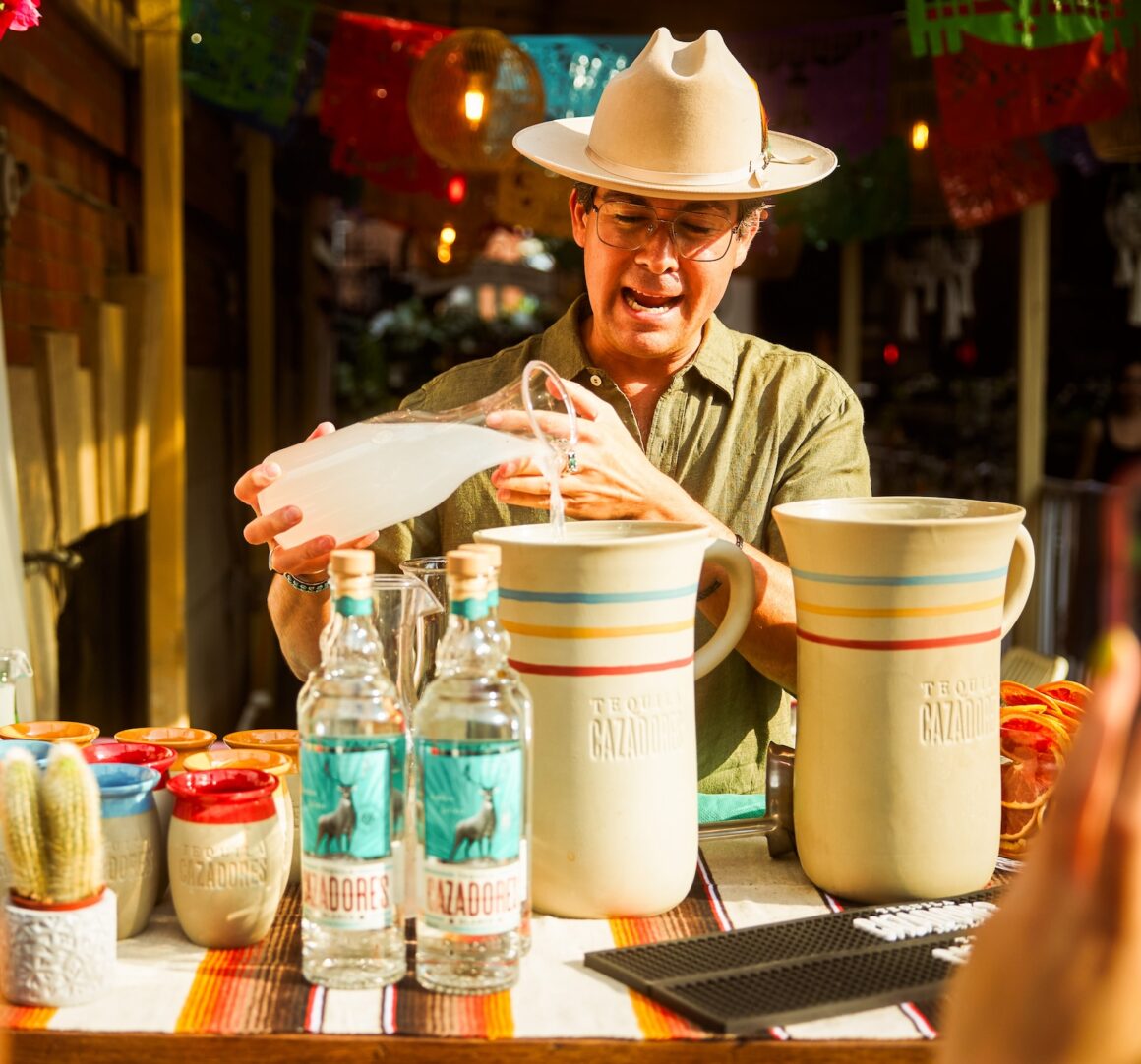 Allan Ruesga-Pelayo making cantarito batch. Recipe of Cantarito Familiar