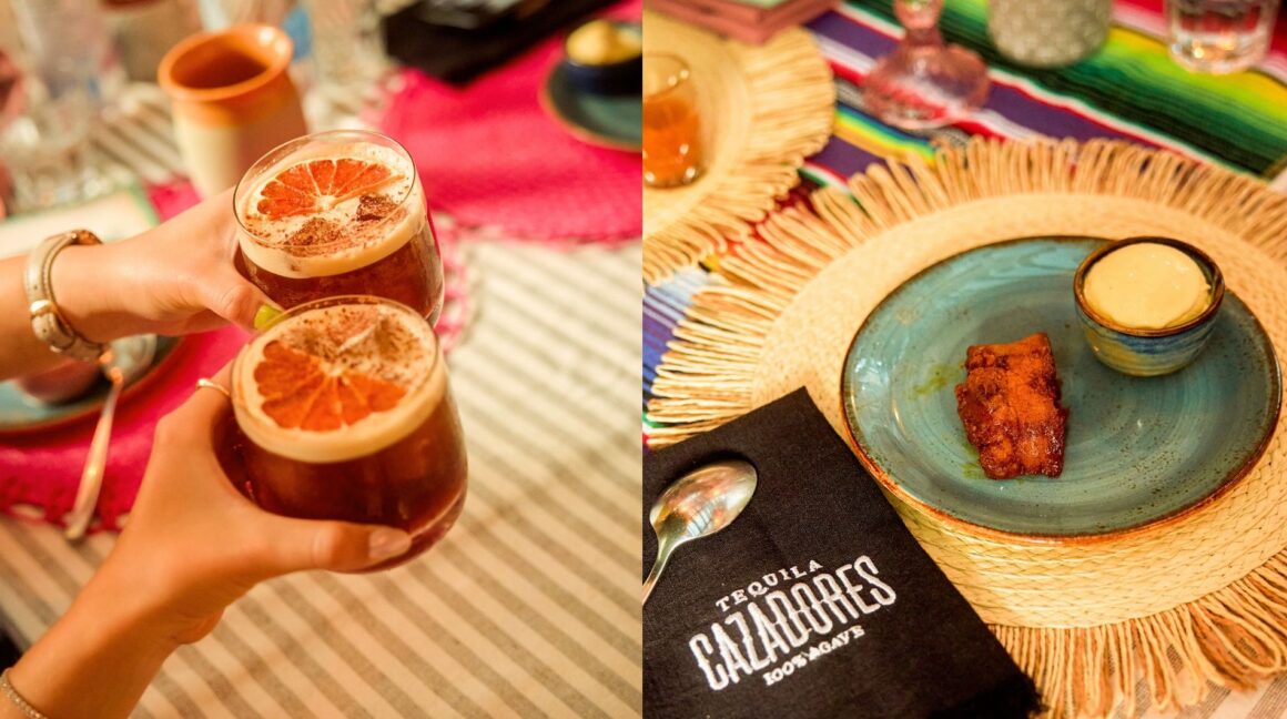 Third course (dessert) and its cocktail pairing served at Silent H in collaboration with Tequila CAZADORES. (Photo: Shane D’Costa / STAMINA Group)
