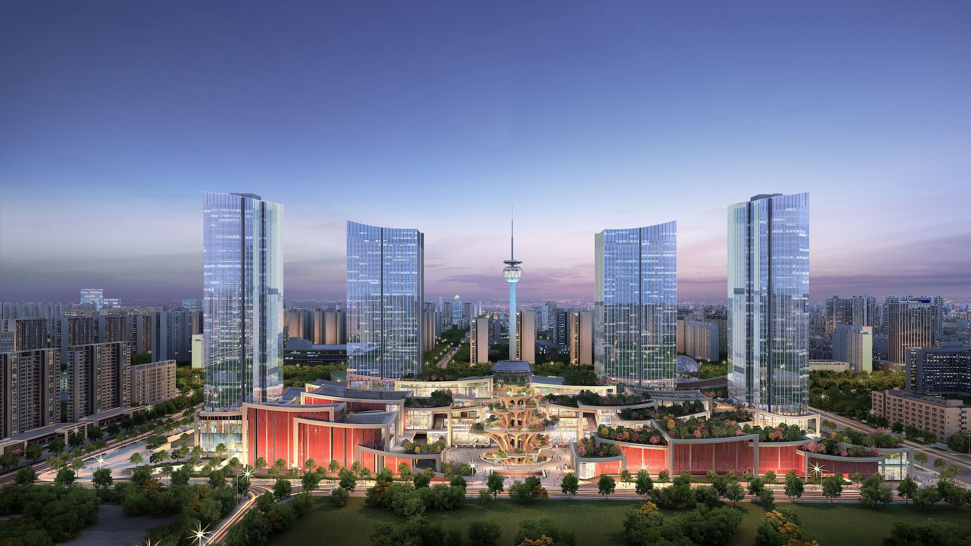 Park Hyatt Xi'an Rendering in Xi'an China