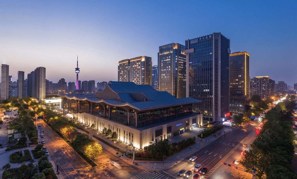 Xi'an, is the largest city and capital of Shaanxi Province in China, (A sub-provincial city on the Guanzhong Plain, the city is the third most populous city in Western China) and the Park Hyatt Xi'an will be in the Qujiang district. (Photo: Courtesy of the AIPC - Xi'an Qujiang international Convention Center)