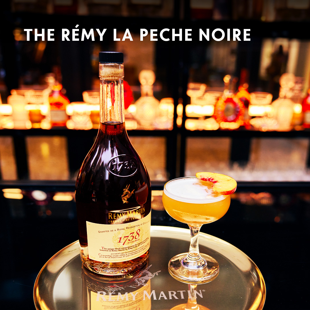 Remy Martin Usher The remy La Peche Noire cocktail tour partnership