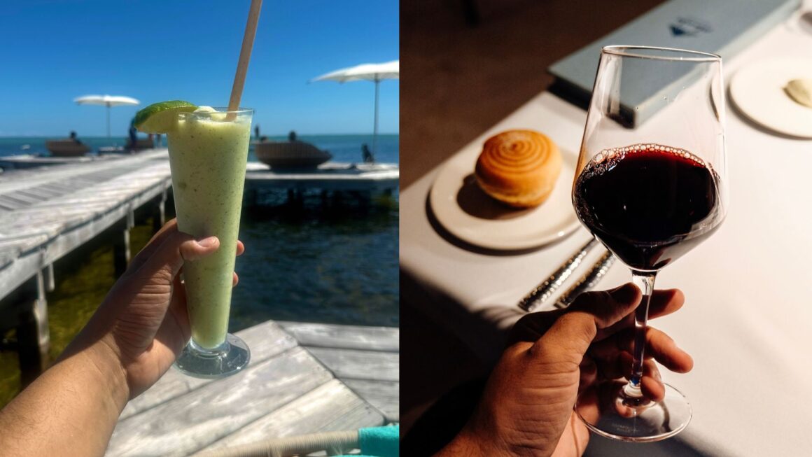 One of the best coconut mojitos I have ever had, it was blended and so refreshing (left) at Matachica resort, served seaside. But their wine list did not disappoint either, filled with many familiar options from back home and around the world at a relatively great price (right) at Mambo at Matachica Resort. Photos: Steven Branco / Stamina Group Inc.