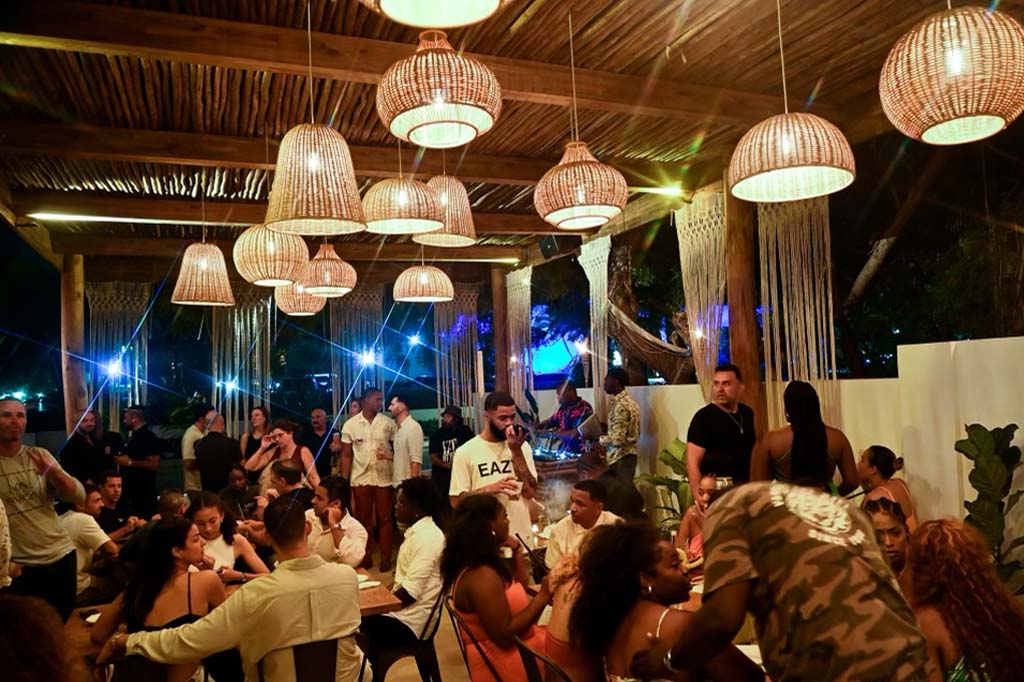 Aziz Modern Mediterranean, often frequented by celebrities like Drake. (Photo: Courtesy)